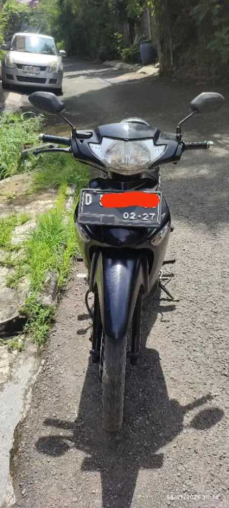 Supra X 125 2007 sporty  hitam lengkap