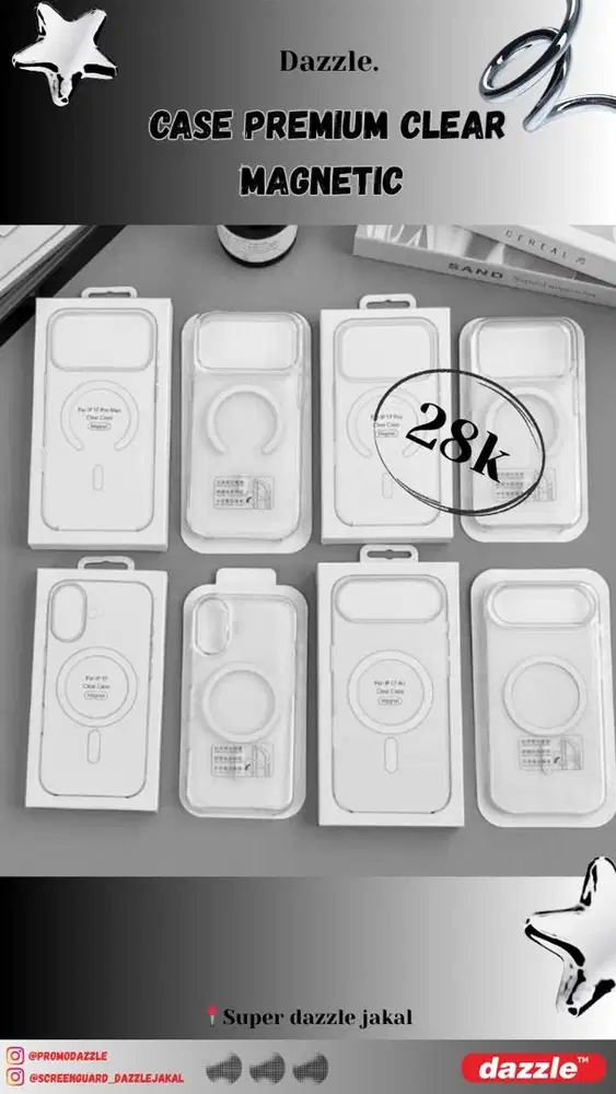 Case Premium Clear magsafe for iph and android