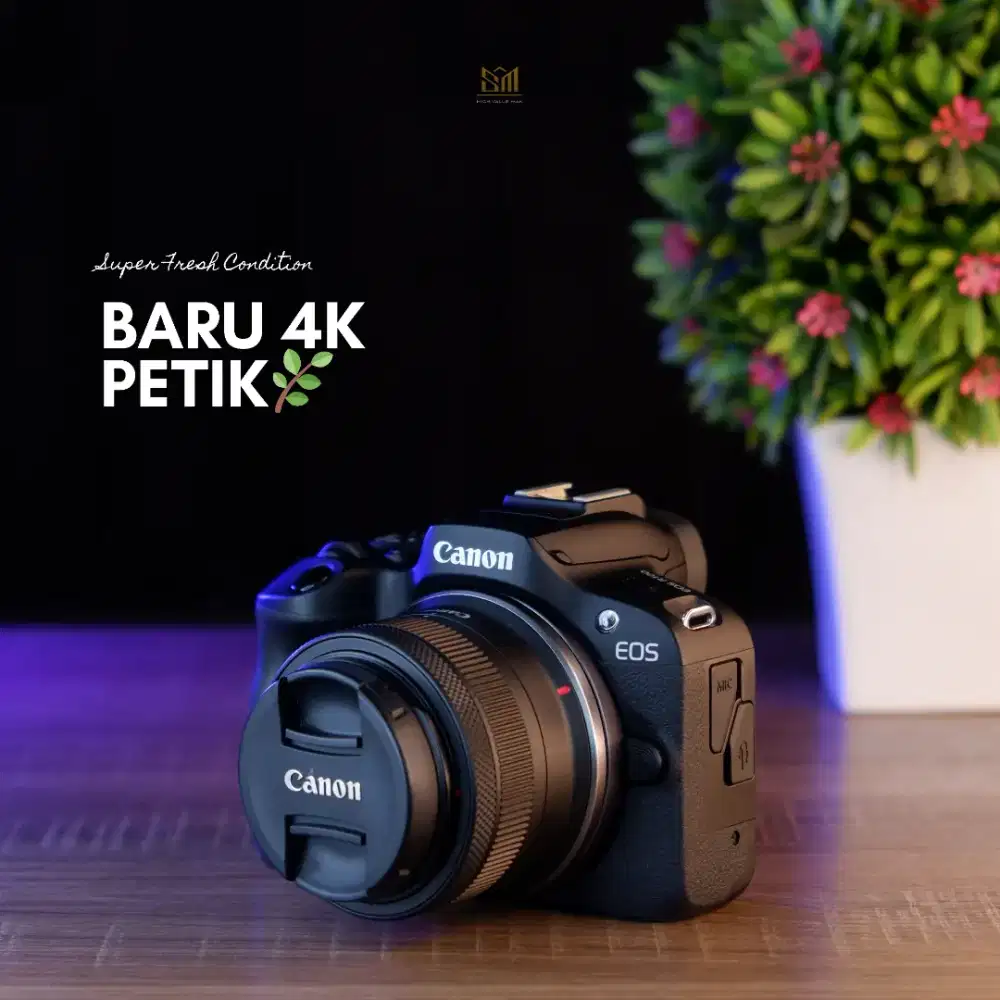 Rilis 2023 | Mirrorless Canon R100 Kit FullsetBox Likenew Ter Baru