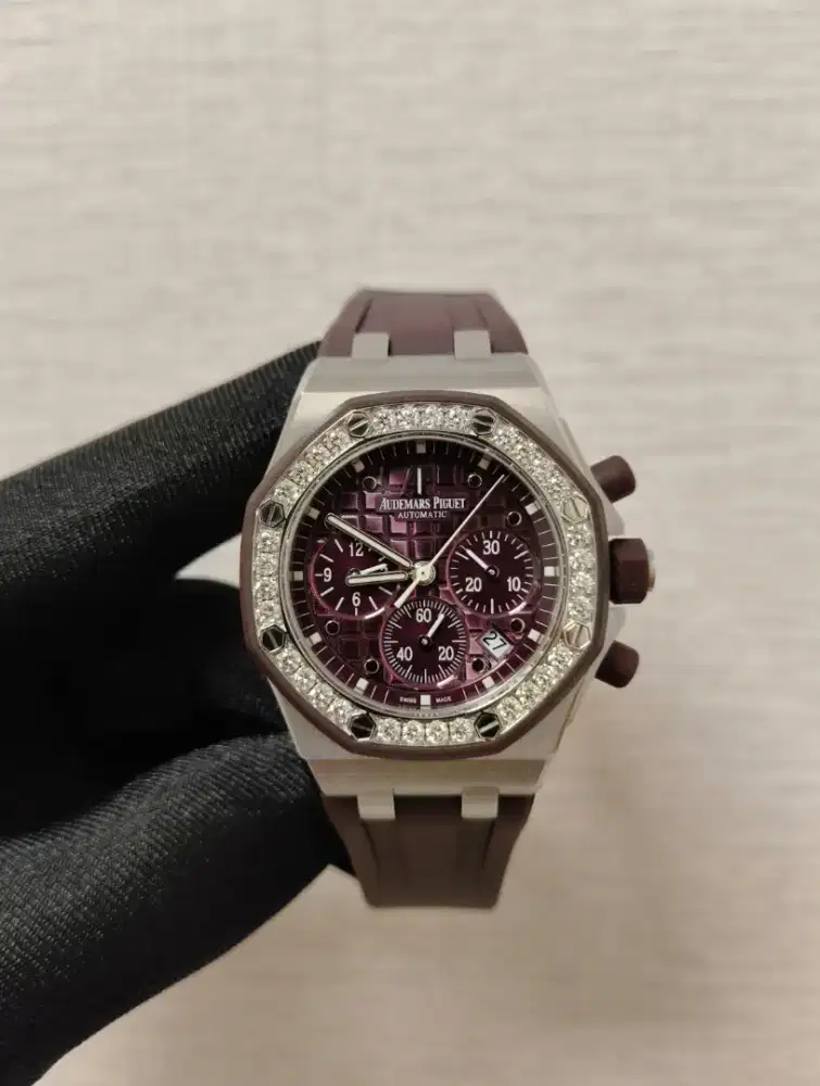 jam tangan Audemars Piguet Lady 37mm 26048SK Plum automatic