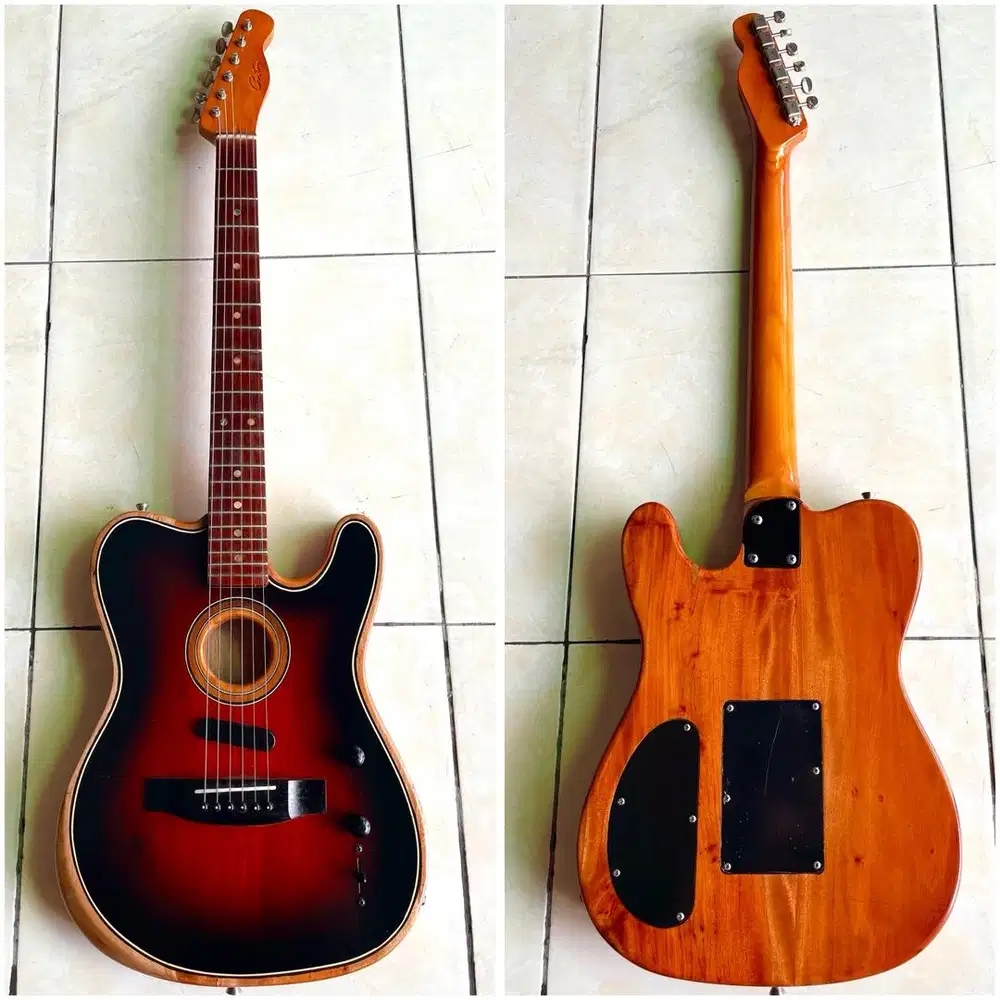 Gitar Elektrik Telecoustik Acoustasonic Fender Squier Yamaha Ibanez