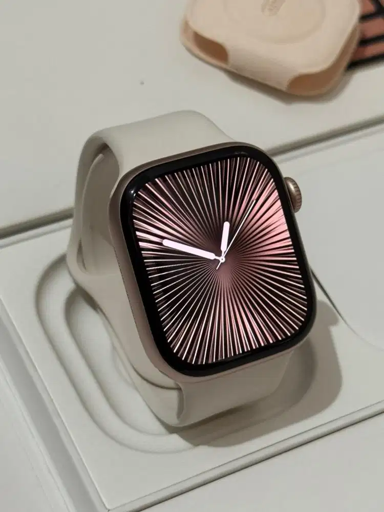 iBox Apple Watch Series 10 42mm Rose Gold Fullset IC/B Garansi On 2026