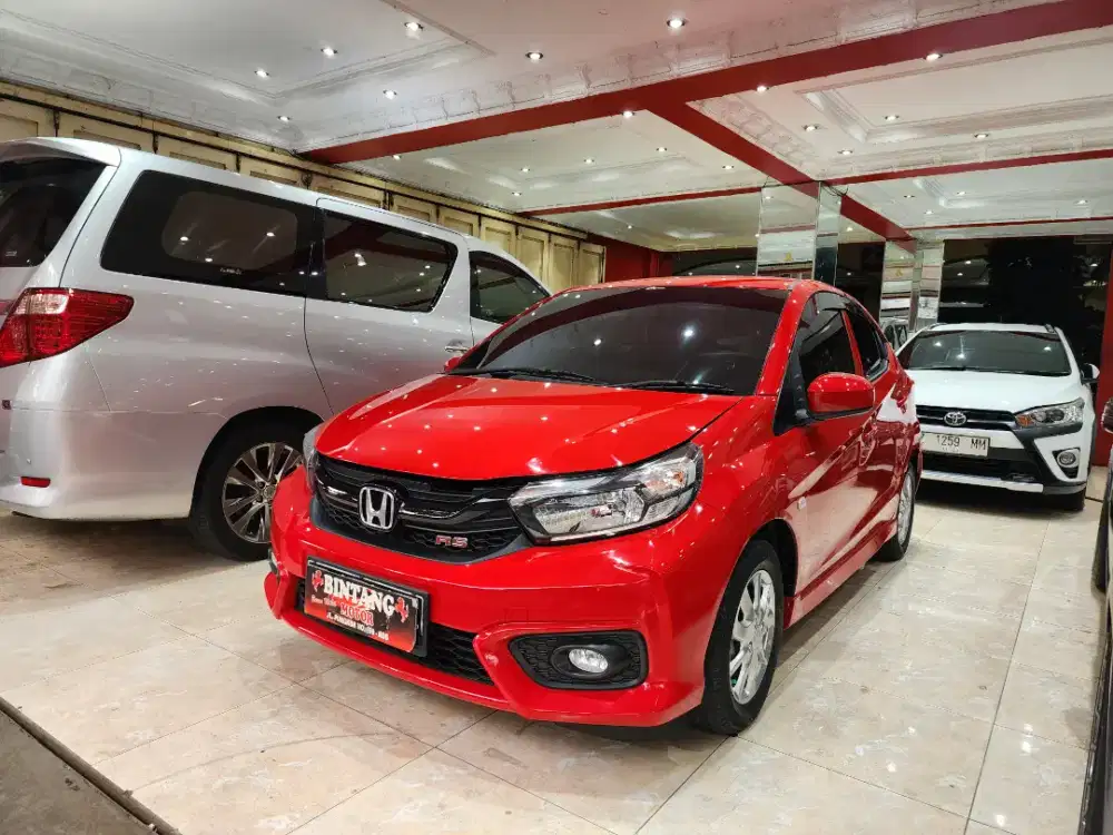 KM 13RB! BRIO E CVT AT 2022 RED / MODEL THN 2023 (BINTANG MOTOR)