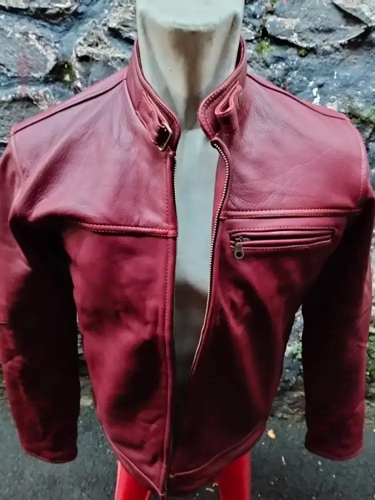 Jaket kulit asli import premium
