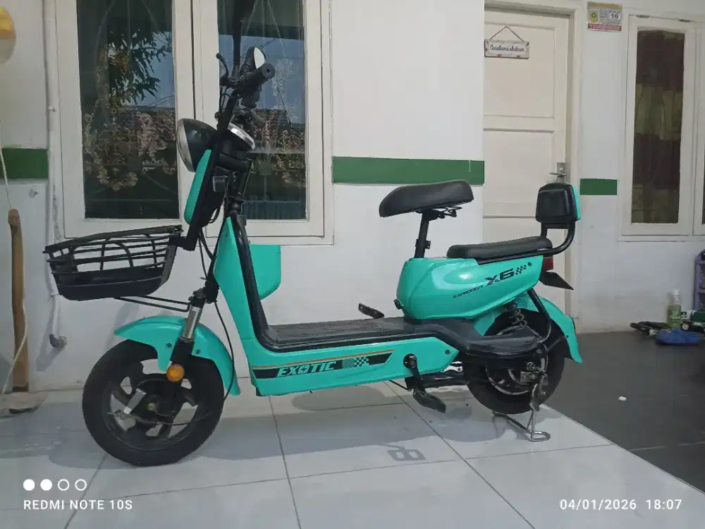 Sepeda Listrik Exotic Groza X6 Mulus - Siapa Cepat Dia Dapat!
