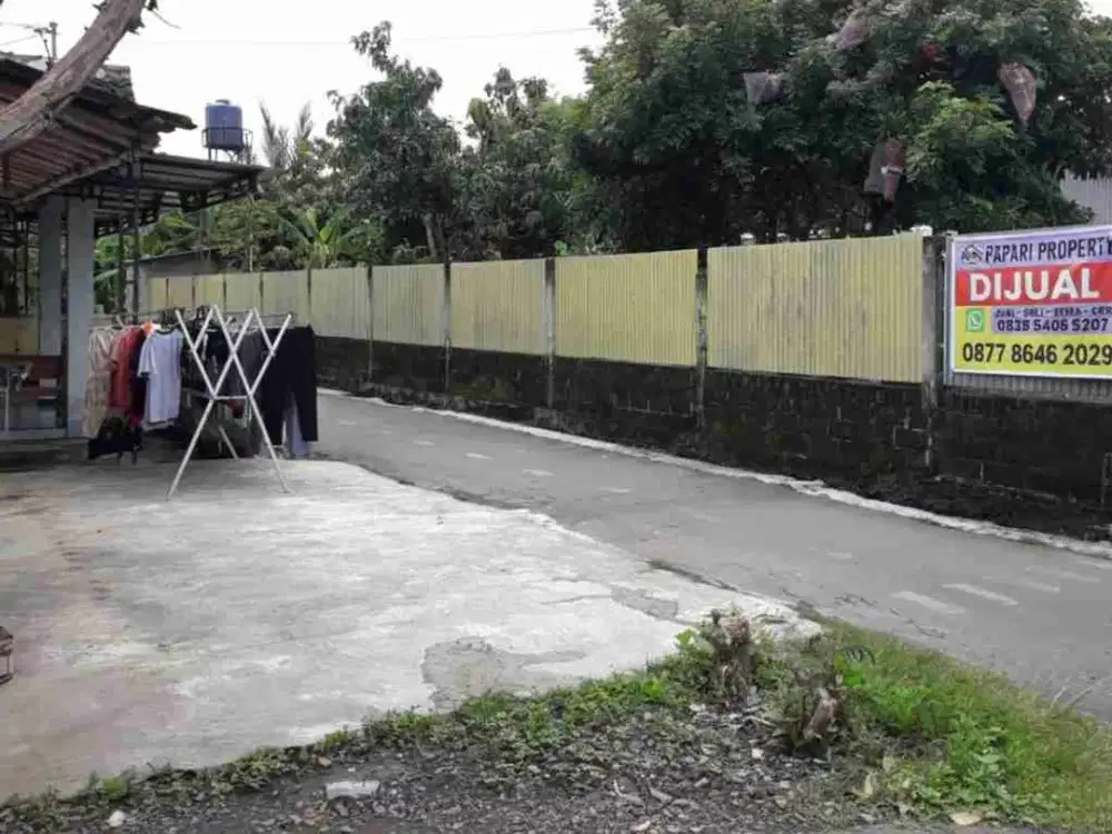 Jual cepat gudang + tanah siap usaha lokasi strategis