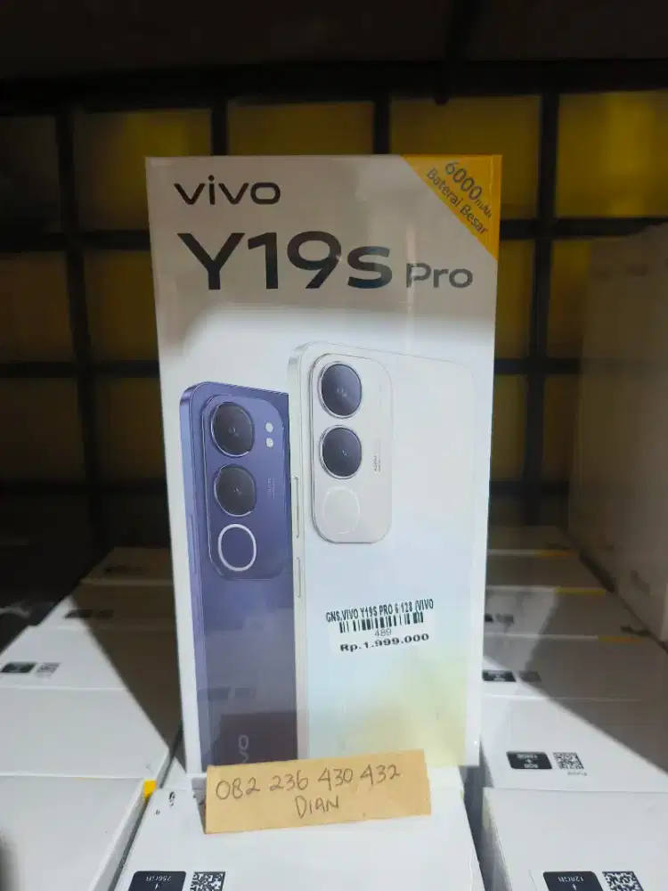 Ready Vivo Y19s Pro 6/128 Atlantis Dahsyat