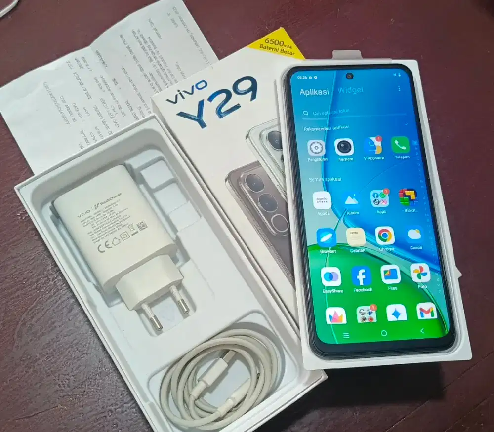 Vivo y29 6+6gb/128gb warna coklat