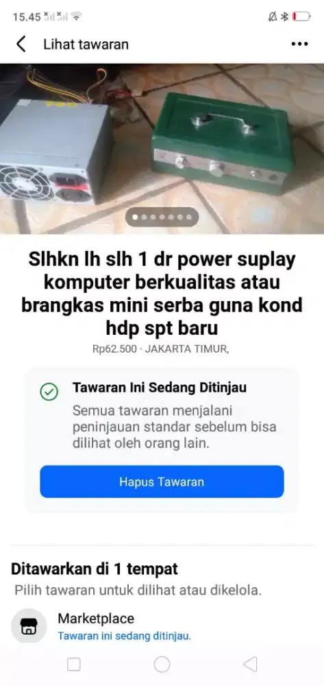 Slhkn plh slh 1 dr power suplay komputer berkualitas/ sblhnya murah sj