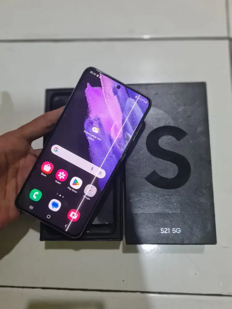 Samsung s21 8/256 lengkap