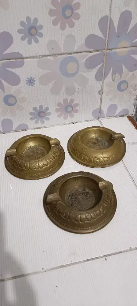 Asbak Kuningan vintage