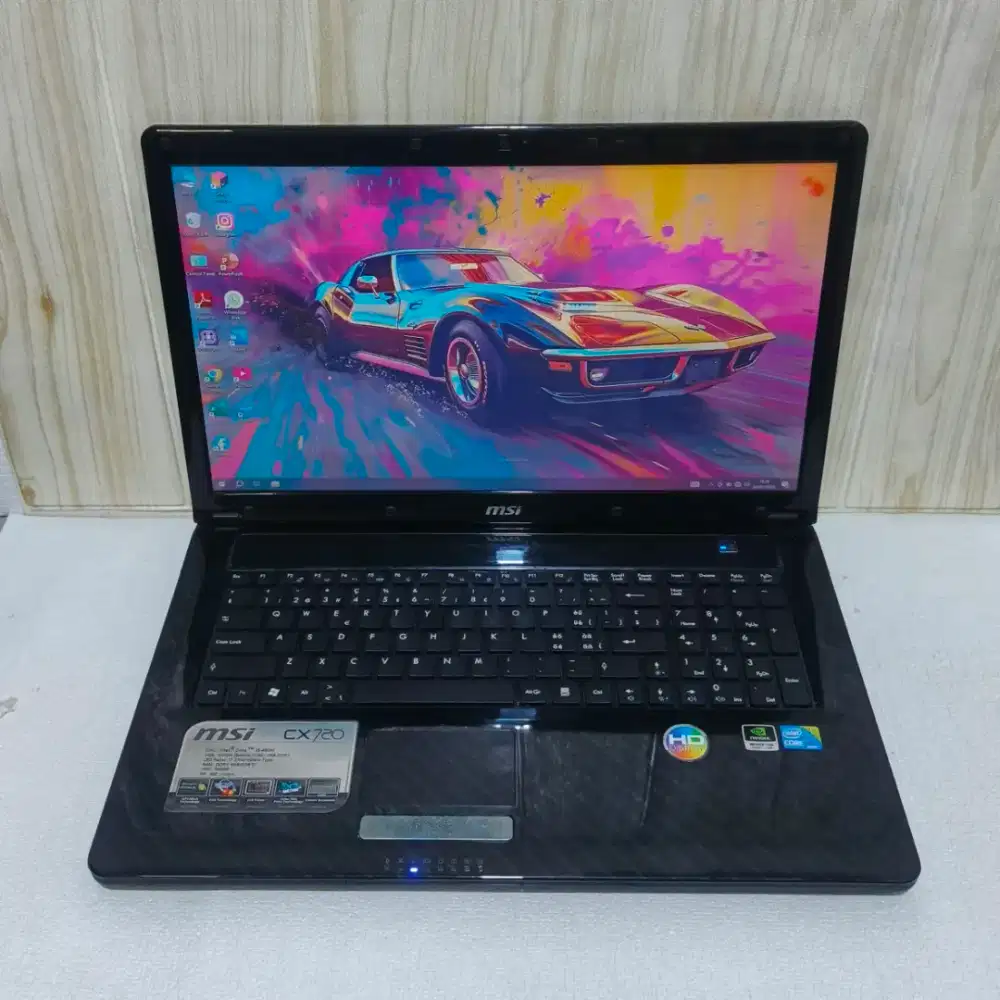 MSI CX720 17inch workstation core.i5 NVIDIA Ram8GB/hdd1TB bogor