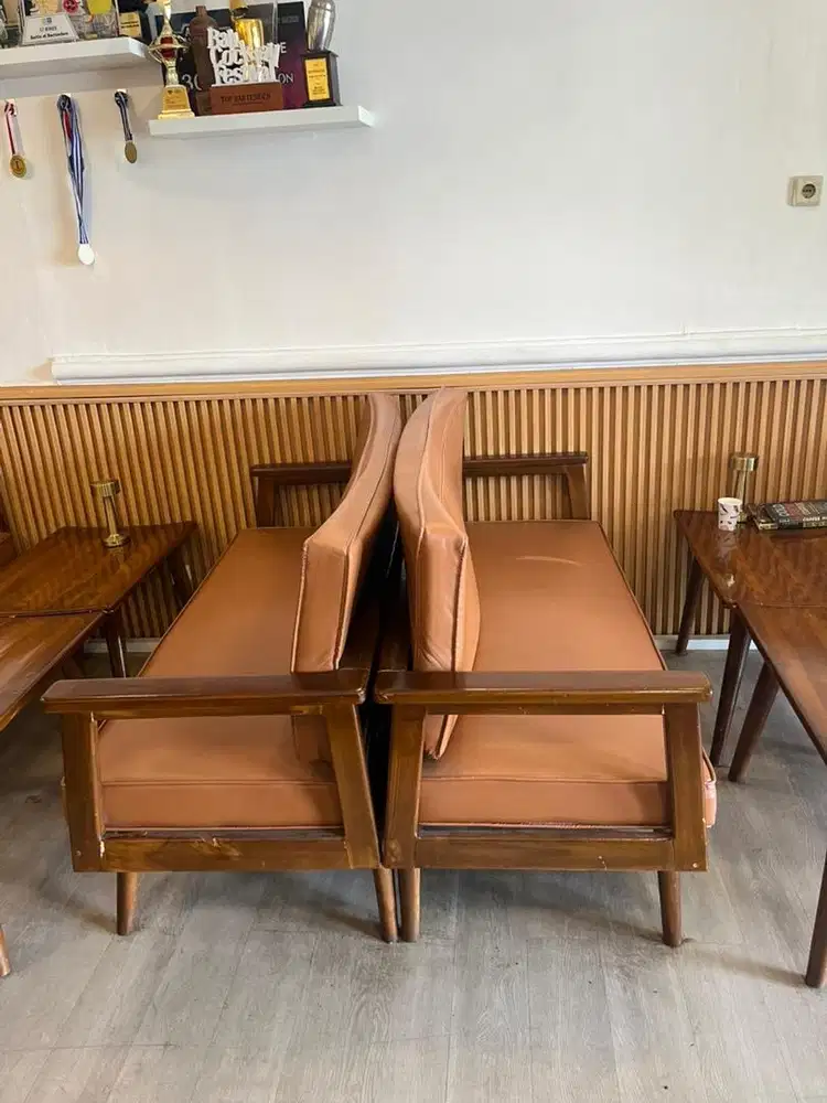 Jual sofa kayu bekas