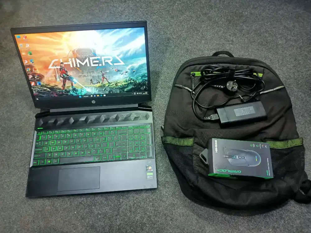 Dijual Hp pavillion Gaming 15 Amd Ryzen 5 ( ram 16/ nvme 512 gb )