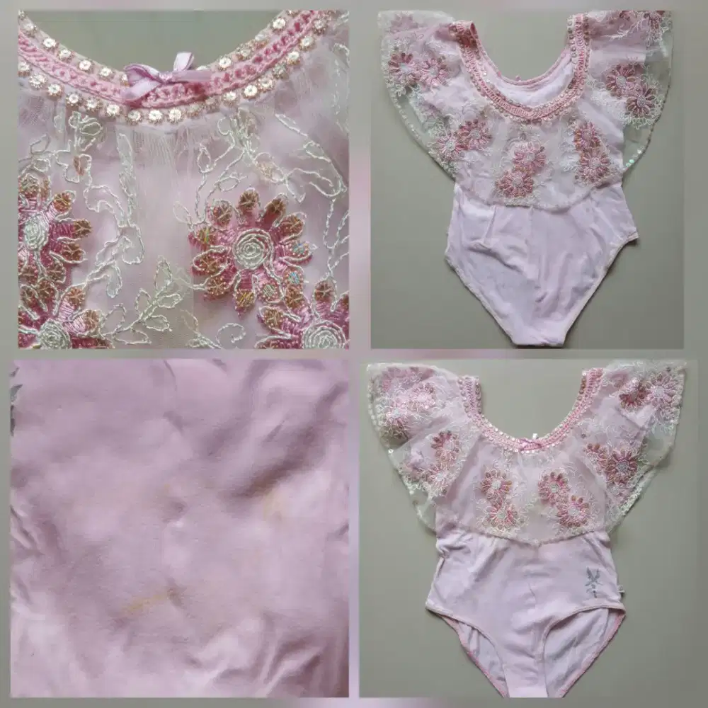 Baju kostum balet renang size 5, preloved