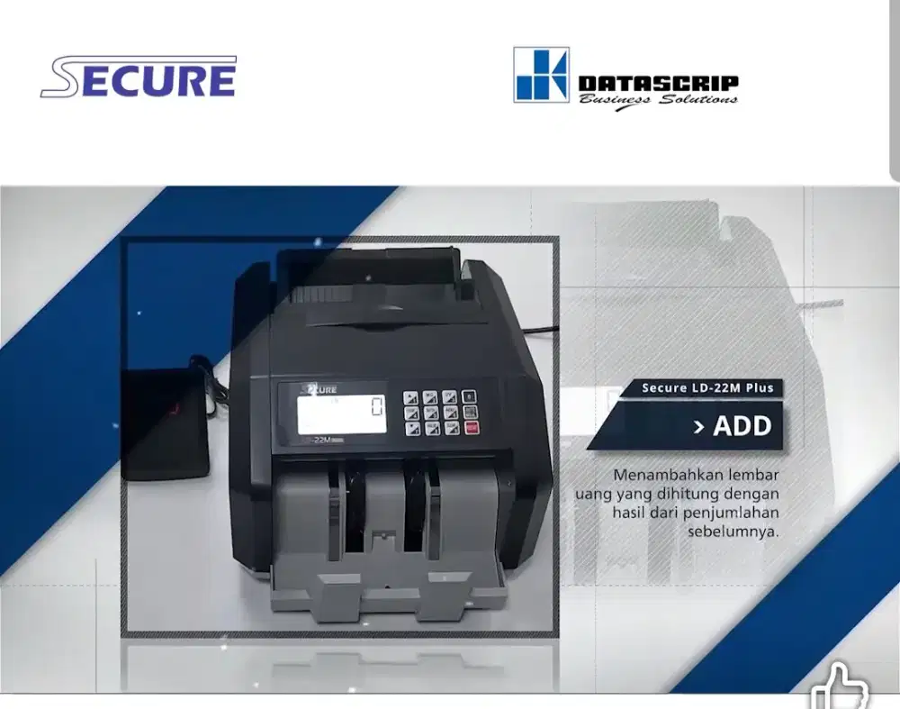 Mesin Penghitung Hitung Uang Secure LD-22M Plus