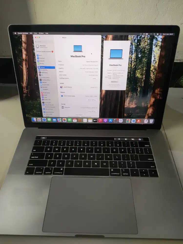 MacBook Pro 15” 2019 | Core i7 | SSD 512GB | Masih Gahar