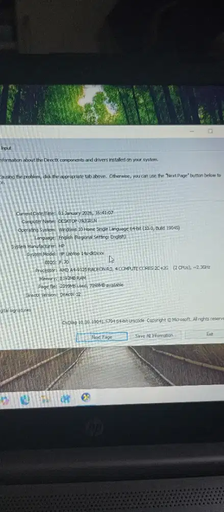 Laptop HP 14s DK0073au