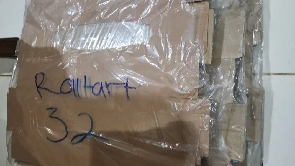 Kotak kue dos box rolltart kraft ukuran 32