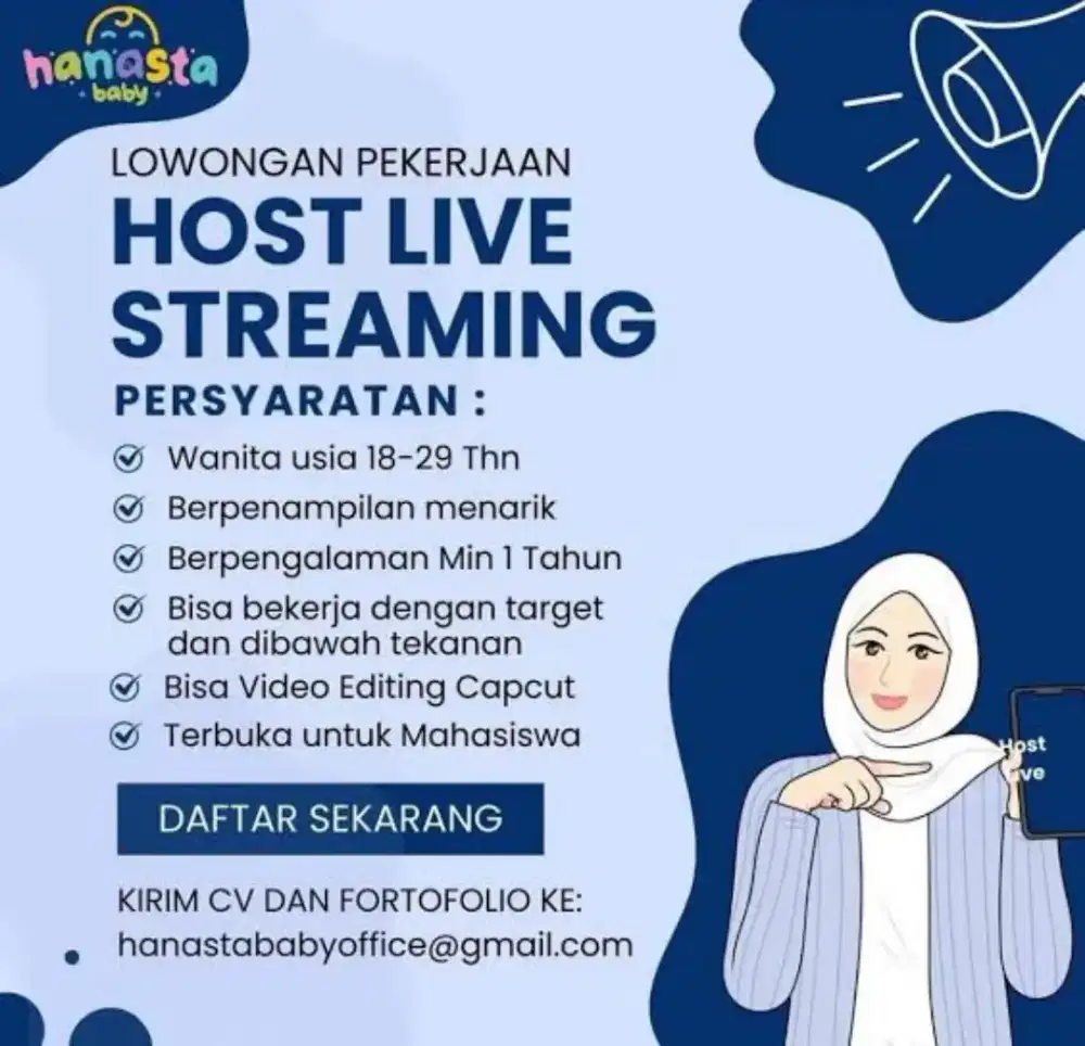 Loker Host Live streaming