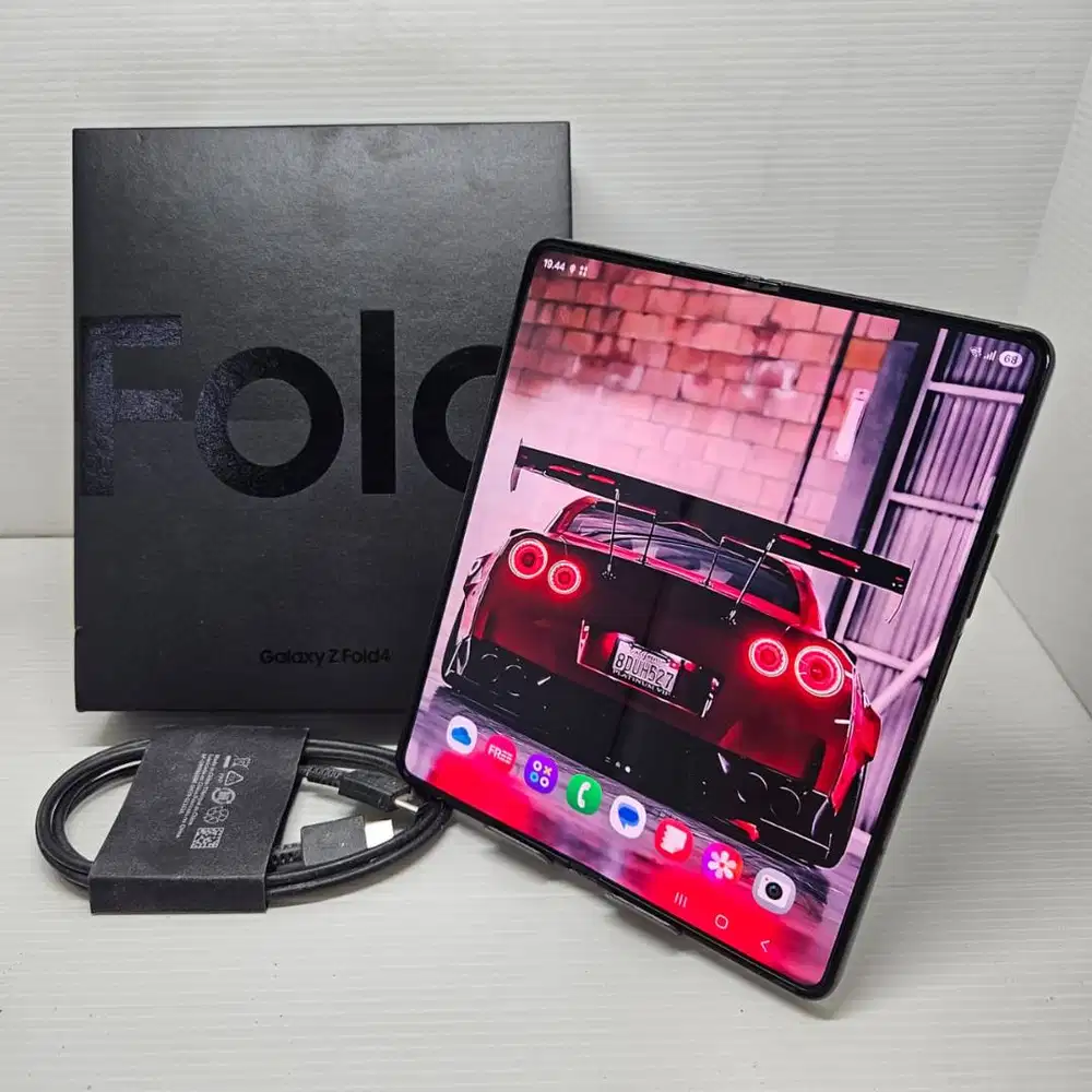 FULLSET SEIN SAMSUNG GALAXY Z FOLD 4 5G 12/512 BLACK RESMI SIAP PAKAI