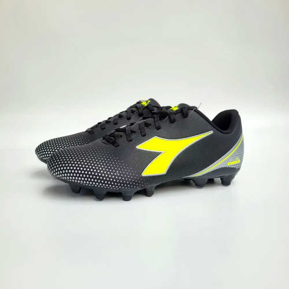 Diadora Pichichi 7 FG MG14 Original Sepatu Bola Hitam Football Soccer