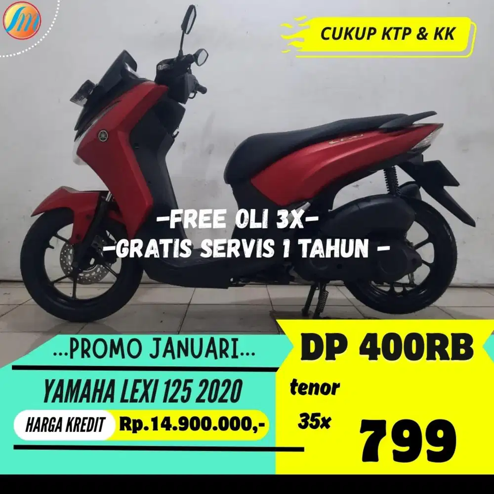 DP CUMA 400RIBU YAMAHA LEXI 125 2020 ANGSURAN SANGAT RINGAN BERGARANSI