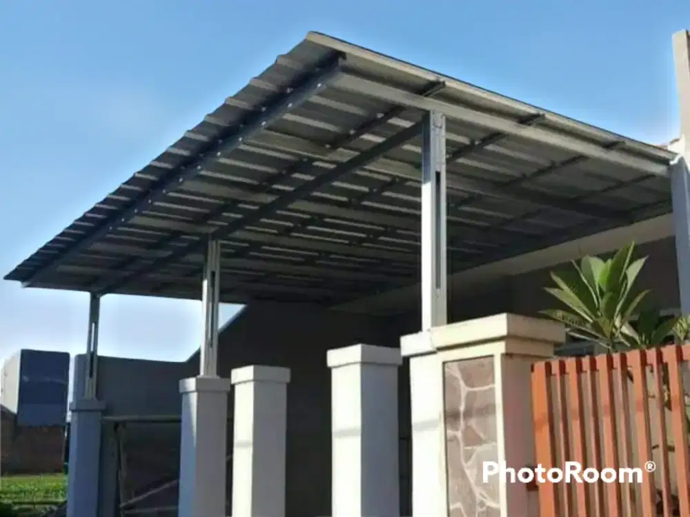 Kanopi baja ringan Terpasang