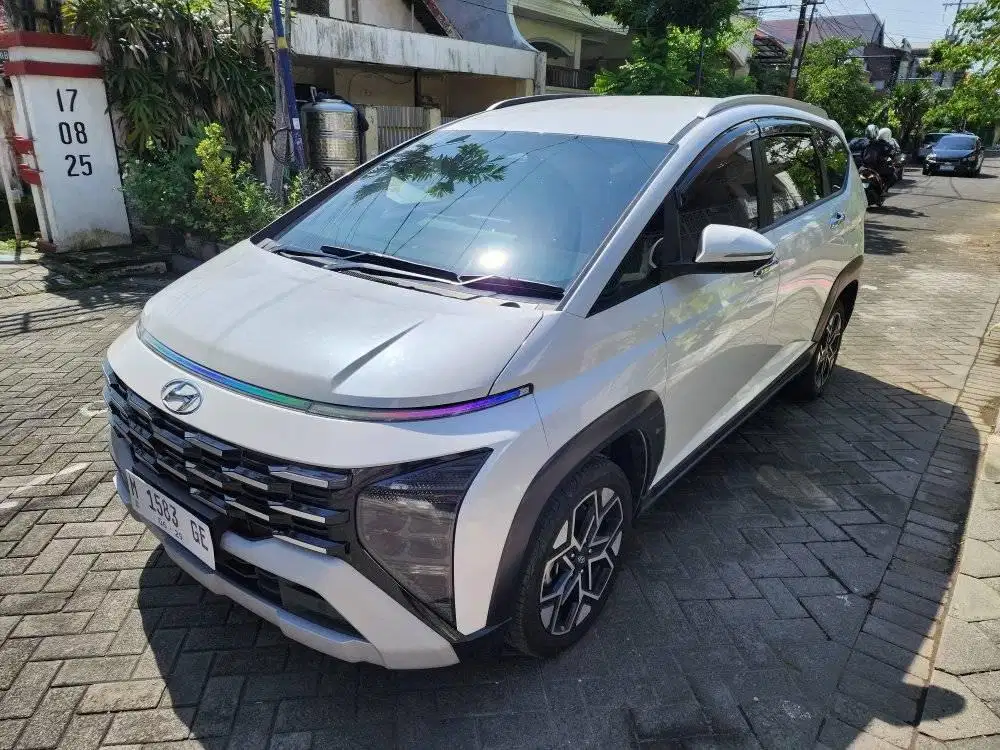 HYUNDAI STARGEZER 1.5 PRIME MATIC FACELIFT 2024 KILOMTER RIBU ASLI
