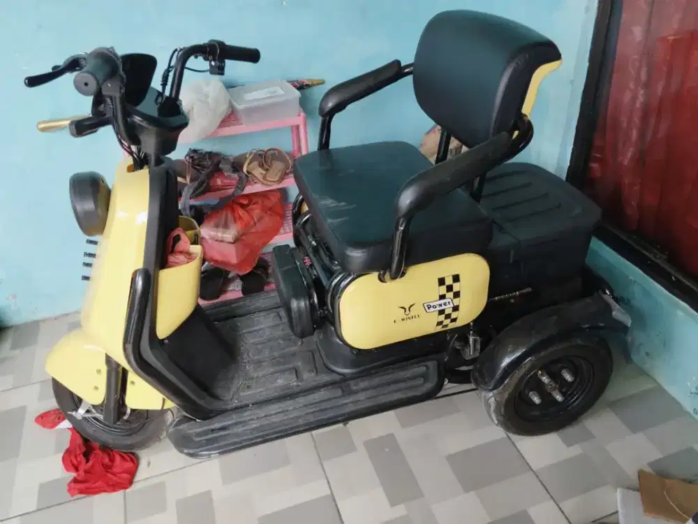 Sepeda Listrik Roda Tiga/Roda 3 Uwinfly Maleo Mulus