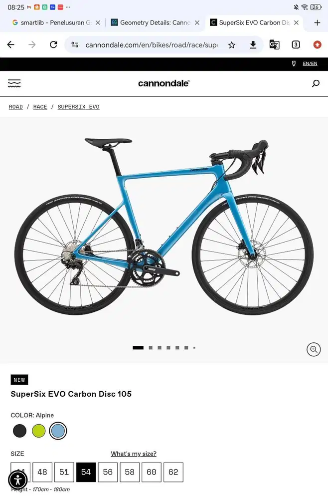 SuperSix EVO Carbon Disc 105