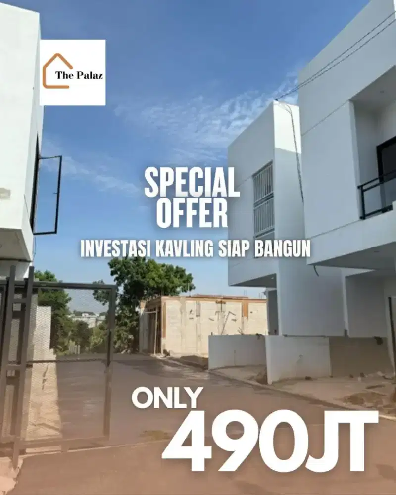 Kavling siap bangun di Cinere