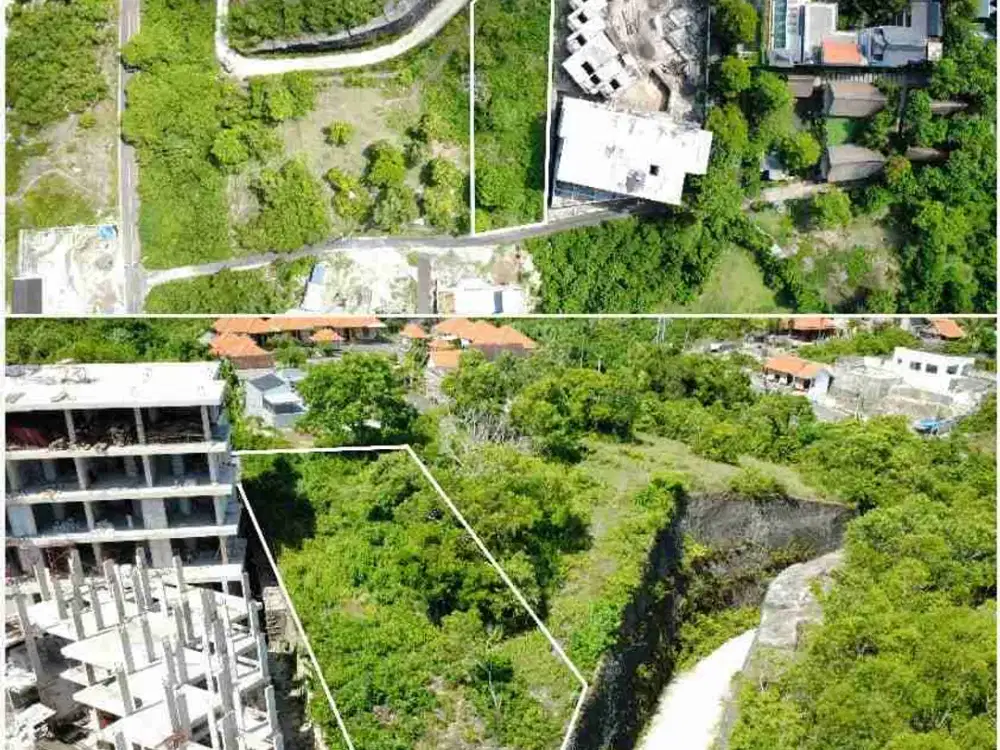 Tanah unblok ocean view 1470m2 pantai tanah barak pandawa idr 15,5 miliyar global