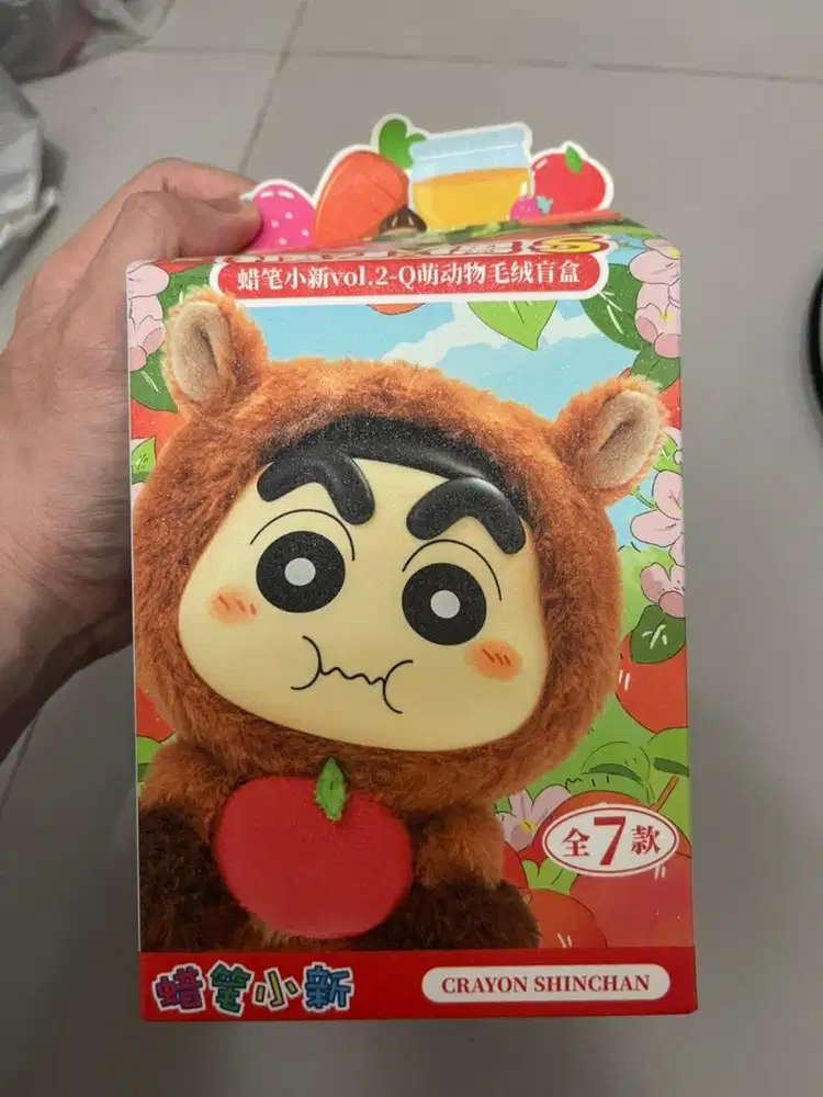 Dijual mainan LCDX Blindbox Plushie Crayon Shinchan Animal Vol 2