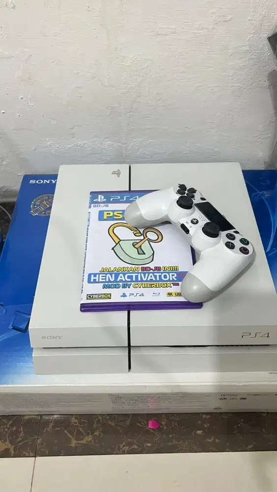 ps4 putih lengkap