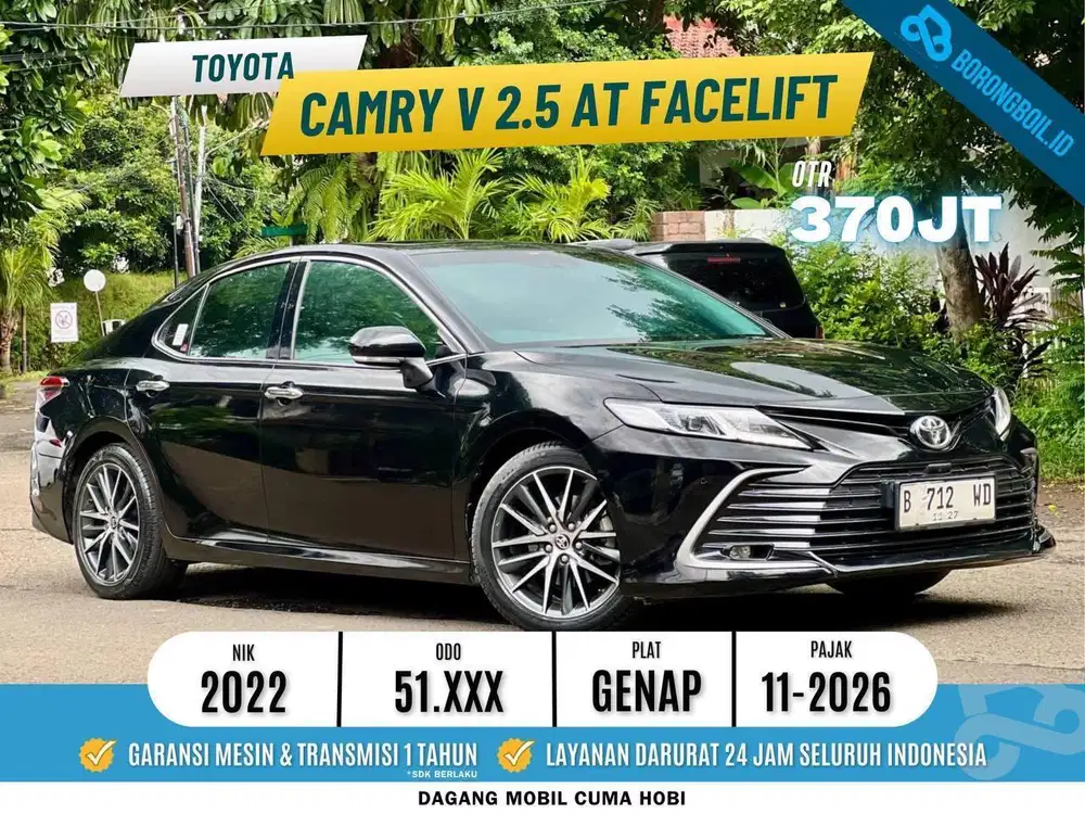 TERMURAH!!NEW CAMRY 2.5 V FACELIFT AT 2022