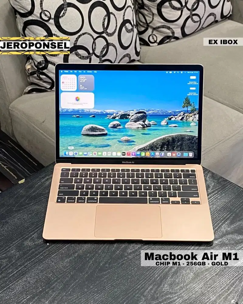 MACBOOK AIR M1 8/256GB GOLD MURAH GARANSI ORIGINAL