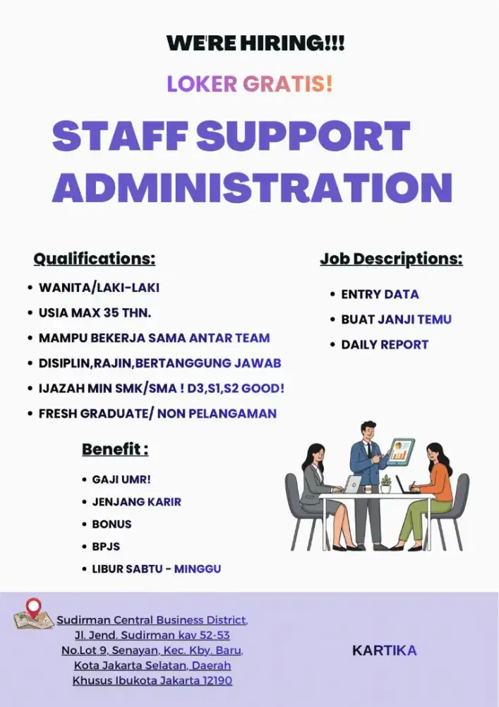 staff adm perkantoran