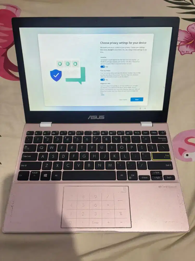 Laptop Asus Vivobook E210M RoseGold