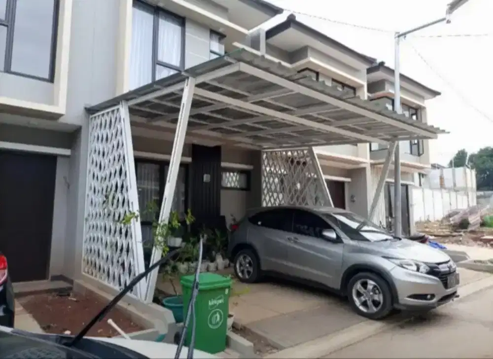 Pasang kanopi baja ringan