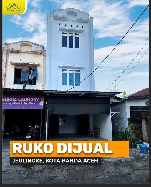 Dijual Ruko 3 Lantai
