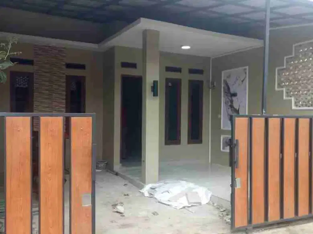 rumah siap huni sdh free pagar canopy