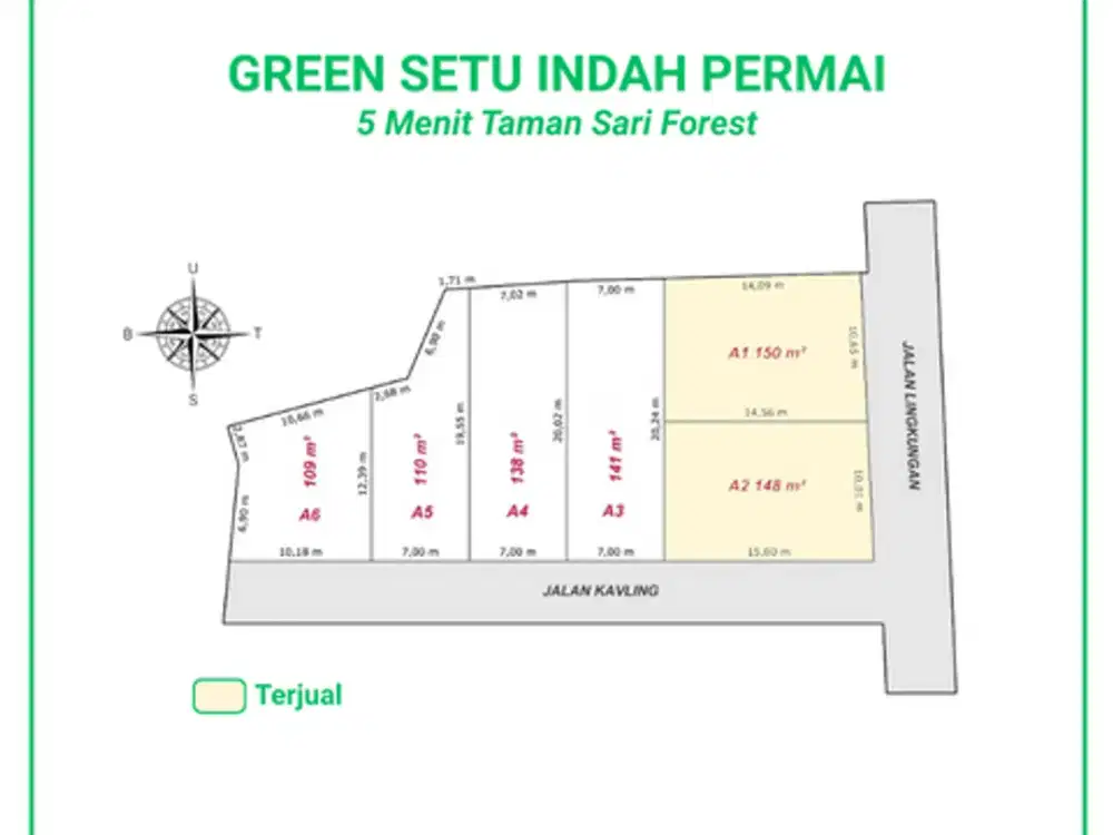 Tanah Murah Dekat Gerbang Tol Burangkeng, SHM