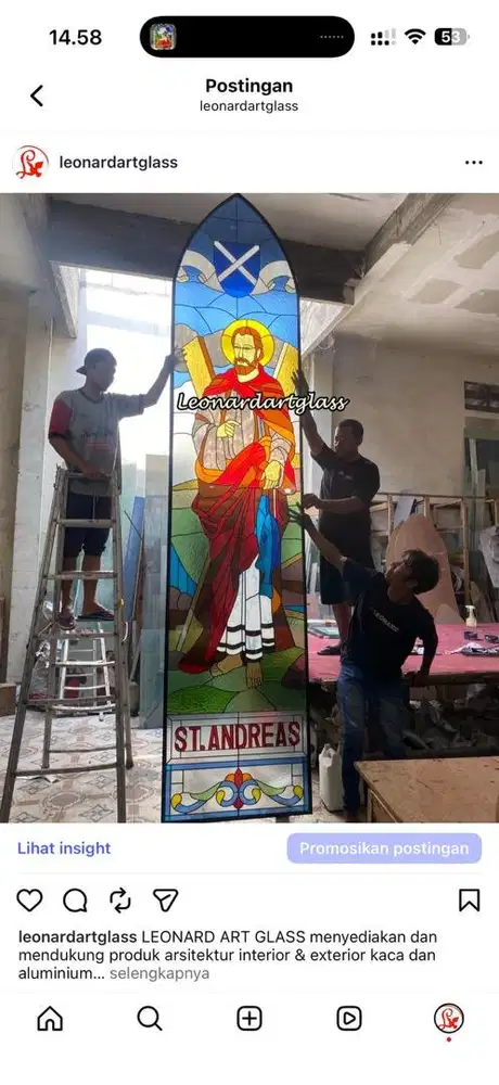 Stained glass surabaya