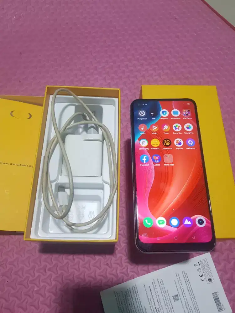 Realme 7i fullset siap pakai 8/128