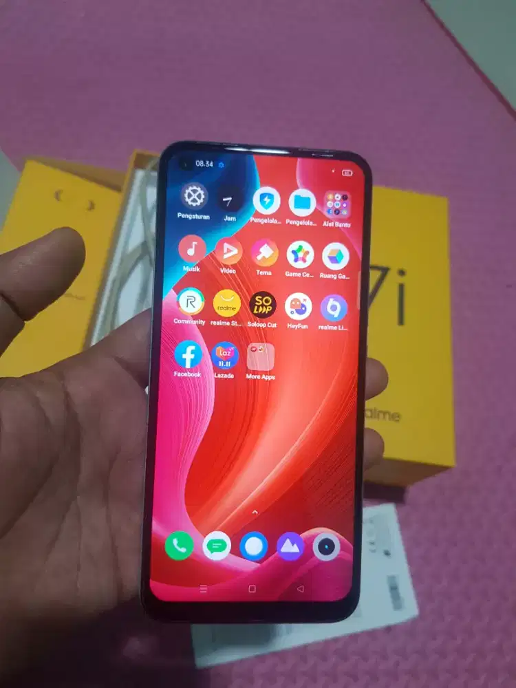 Realme 7i fullset siap pakai 8/128