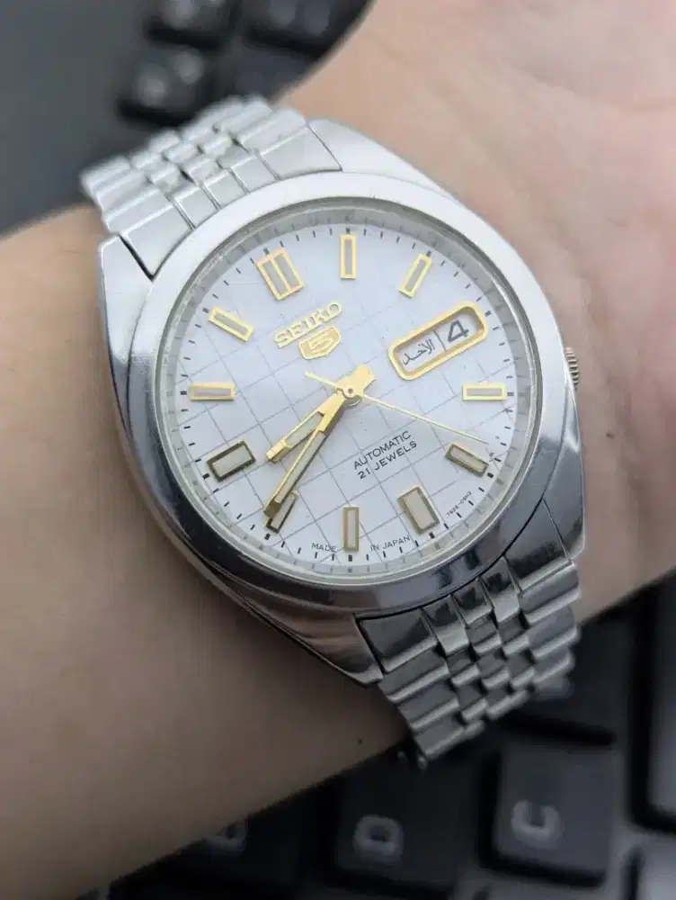 Jam Seiko 5 Automatic SNKF77J1 Original second