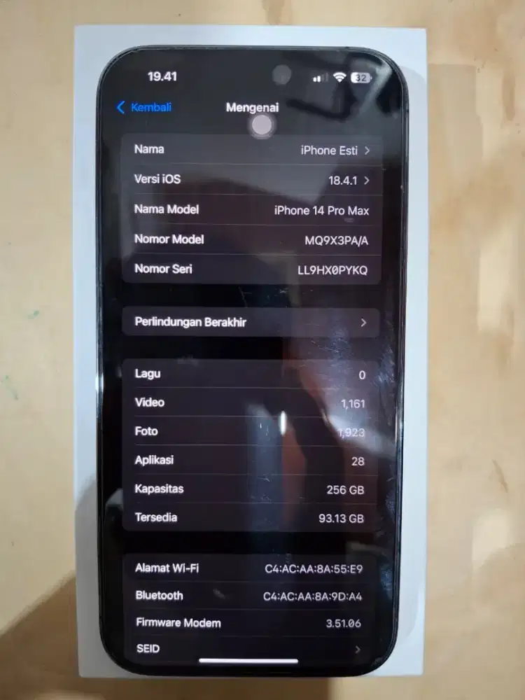 iPhone 14 Pro Max Fullset Like New,,, Ex Pemakean Cewek !!!