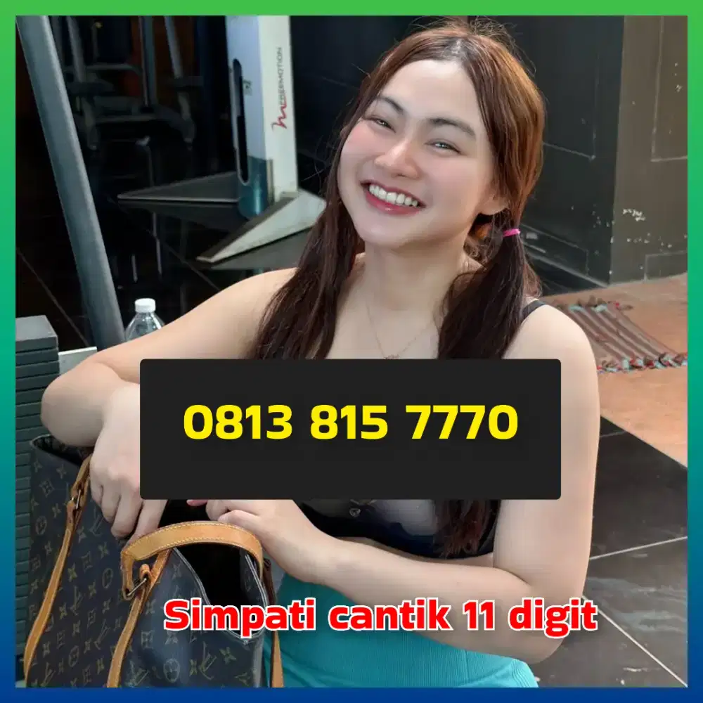 Anting nomor Cantik simpati Telkomsel 11 digit