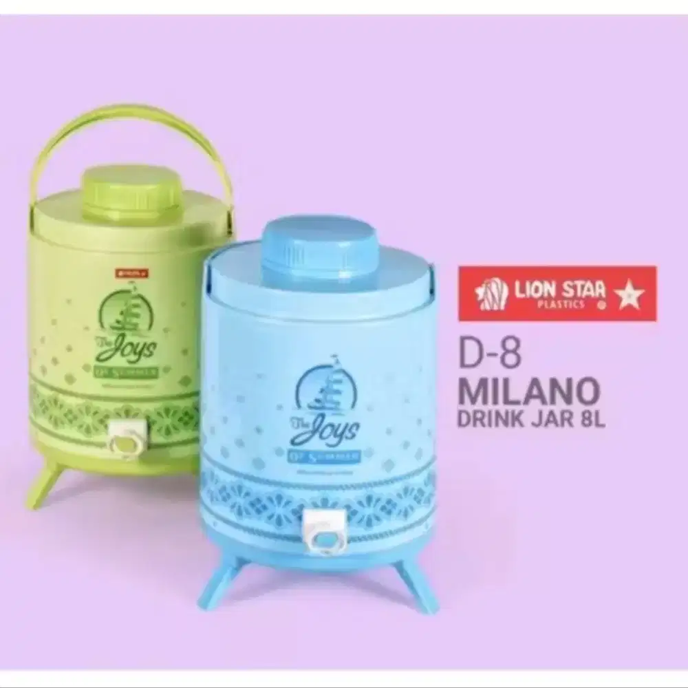 Lion Star D-8 Milano L S Drink Jar 8 Liter